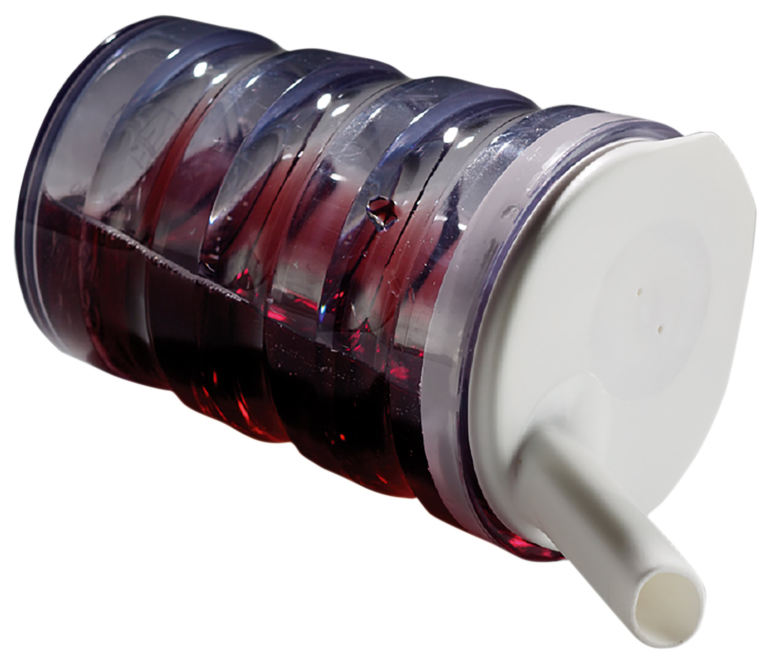 Aidapt grip-mok met dop klein gat - transparant