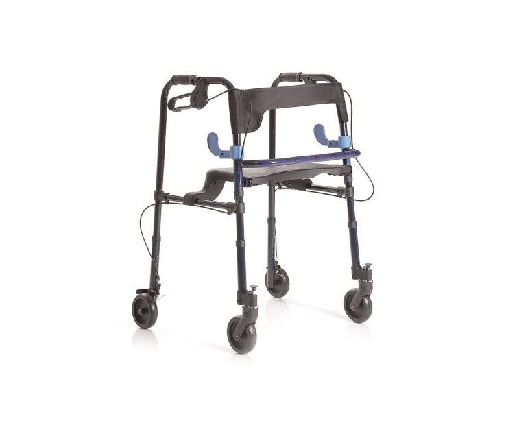 Moretti - Opvouwbare rollator - Lichtgewicht - Met vier wielen