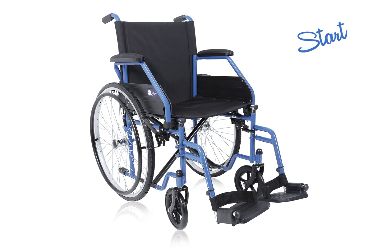 Opvouwbare Rolstoel Moretti blauw
