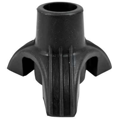Aidapt - Support wandelstok voet - zwart - 22 mm