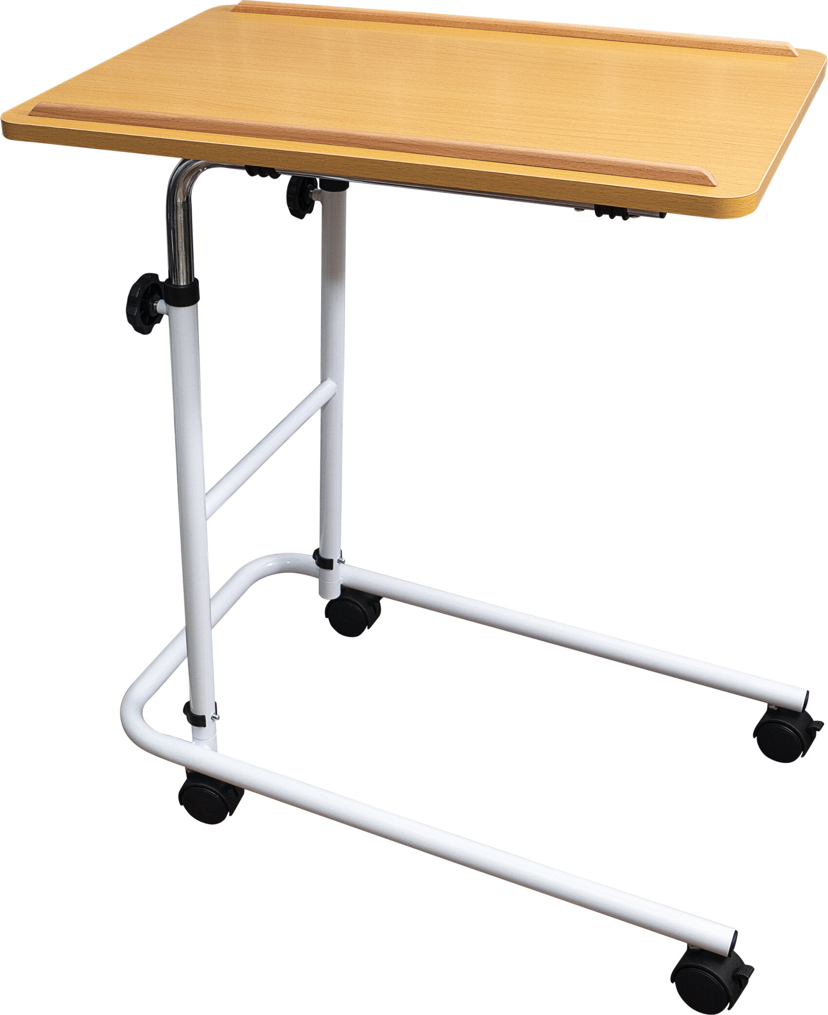 Aidapt - Bedtafel beuken - Hoogte verstelbaar tot 100 cm - 60x40 cm