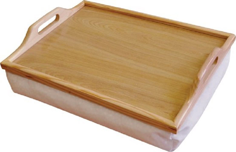 Aidapt - Schootdienblad met kussen - Makkelijk schoon te maken - Hout