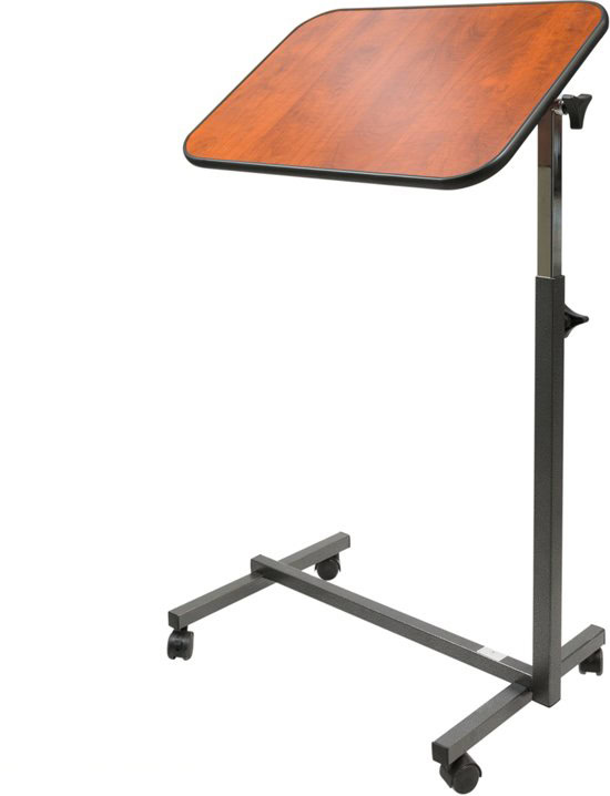 Careline bedtafel met wielen - blad 60,5x40.5cm